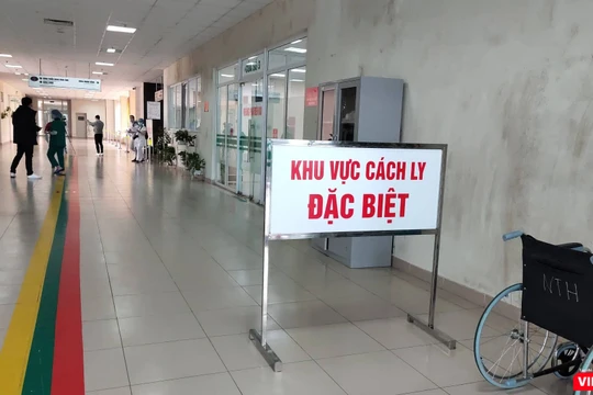 Khu vực cách ly đặc biệt (Ảnh: Minh Thúy) 