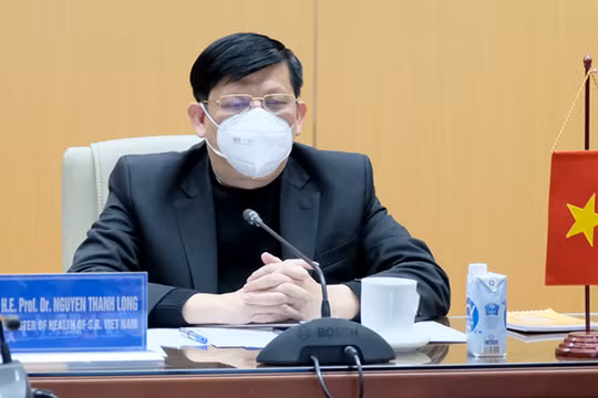 Bộ trưởng Bộ Y tế Nguyễn Thanh Long (Ảnh - Trần Minh)