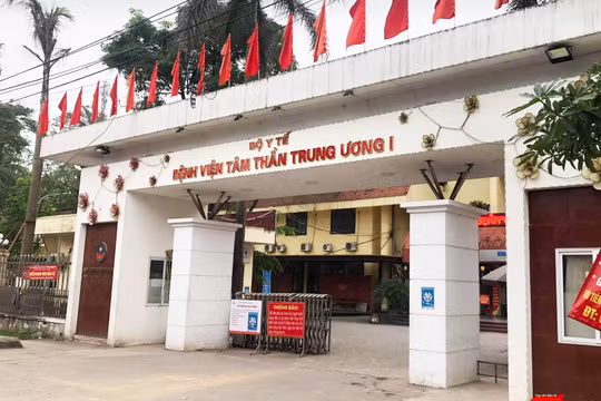 Bệnh viện Tâm thần TW I - nơi xảy ra vụ việc bệnh nhân cải tạo phòng bệnh thành phòng "bay lắc" (Ảnh - Minh Nhân)