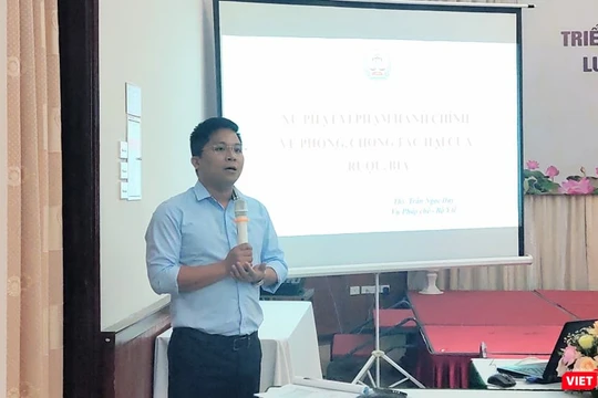 ThS. Trần Ngọc Duy – Vụ Pháp chế, Bộ Y tế (Ảnh: Minh Thúy) 