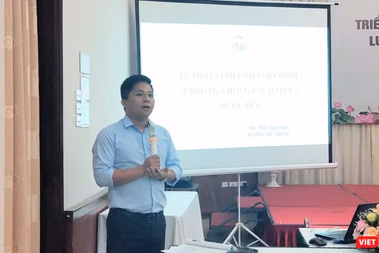 ThS. Trần Ngọc Duy – Vụ Pháp chế, Bộ Y tế (Ảnh: Minh Thúy) 