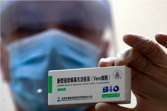 Vaccine phòng COVID-19 Vero Cell của Sinopharm (Ảnh - VT) 