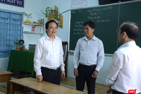 Bộ trưởng Bộ GD&ĐT Phùng Xuân Nhạ. Ảnh: Bộ GD&ĐT