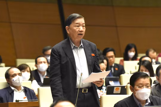 Bộ trưởng Bộ Công an Tô Lâm (Ảnh - VGP/Nhật Bắc)