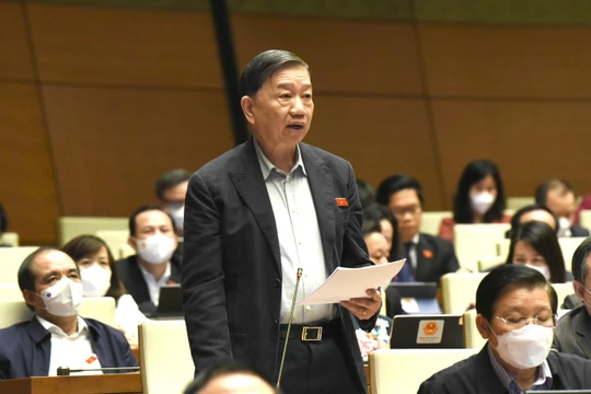 Bộ trưởng Bộ Công an Tô Lâm (Ảnh - VGP/Nhật Bắc)