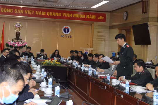 Thanh tra Chính phủ công bố quyết định thanh tra việc mua sắm trang thiết bị, vật tư, sinh phẩm, kit xét nghiệm, vaccine, thuốc phòng, chống dịch COVID-19 tại Bộ Y tế (Ảnh - TTCP)