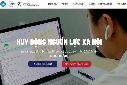 Mạng lưới thầy thuốc đồng hành tư vấn, hỗ trợ bệnh nhân COVID-19 (Ảnh - Minh Thuý) 