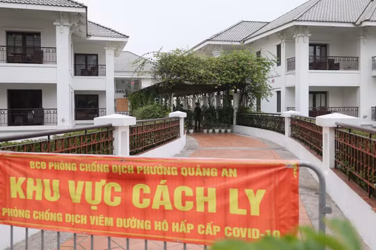 Khu vực cách ly phòng COVID-19 (Ảnh - Trung Nguyên) 