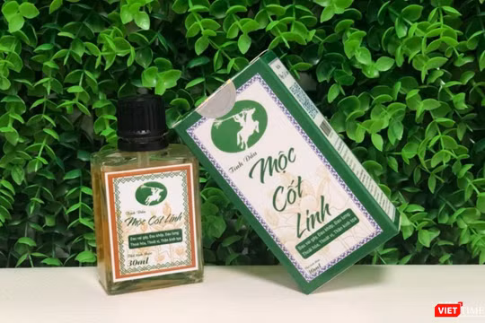 Thực phẩm bảo vệ sức khỏe Mộc Cốt Linh đang được quảng cáo trên nhiều website (Ảnh chụp màn hình từ website moccotlinh.vn) 