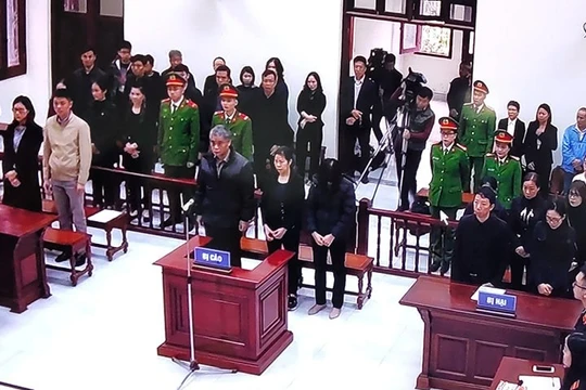 Tòa tuyên án vụ bé trai Trường Gateway tử vong. Ảnh: Minh Thúy 