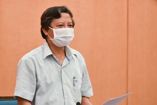 Ông Hoàng Đức Hạnh - Phó Giám đốc Sở Y tế Hà Nội (Ảnh - Trung Nguyên) 