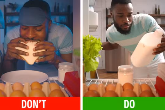 Uống sữa giúp bạn giảm cân (Ảnh: Brightside)