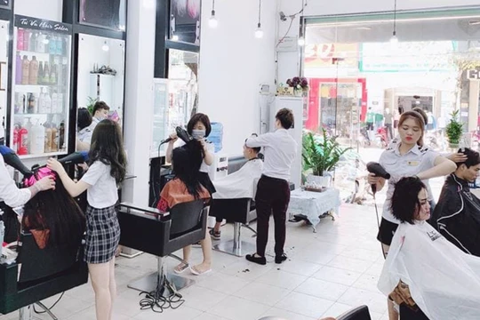 Tiệm cắt tóc (Ảnh minh hoạ) 