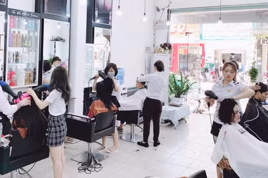 Tiệm cắt tóc (Ảnh minh hoạ) 