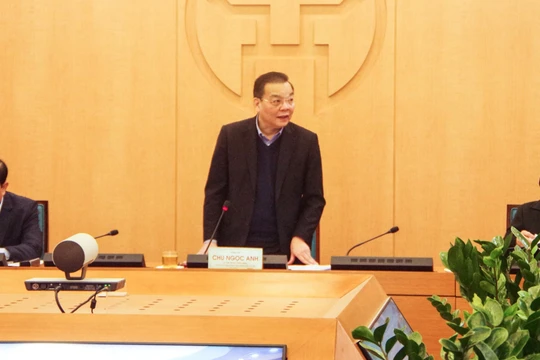 Chủ tịch UBND TP. Hà Nội Chu Ngọc Anh (Ảnh - Phú Khánh) 