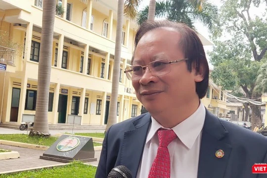 PGS. TS. Nguyễn Viết Nhung – Giám đốc Bệnh viện Phổi Trung ương. Ảnh: Minh Thúy