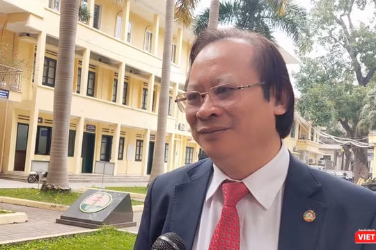 PGS. TS. Nguyễn Viết Nhung – Giám đốc Bệnh viện Phổi Trung ương. Ảnh: Minh Thúy