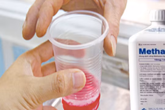 Chất methadone được sử dụng trong chương trình kiểm soát bệnh nhân nghiện ma túy (Ảnh - BVCC) 