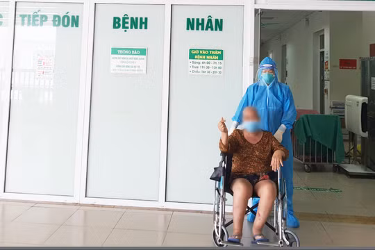 Bệnh nhân K. hồi phục và được xuất viện (Ảnh - BVCC) 