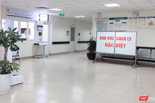 Khu vực cách ly đặc biệt ở bệnh viện (Ảnh - Minh Thuý) 