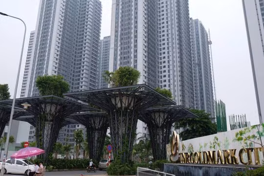Chung cư Goldmark City (Ảnh chụp màn hình FB chung cư Goldmark City 136 Hồ Tùng Mậu) 