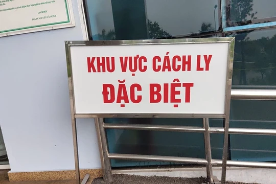 Khu vực cách ly đặc biệt tại Bệnh viện Bệnh Nhiệt đới Trung ương cơ sở 2. Ảnh: Minh Thúy 