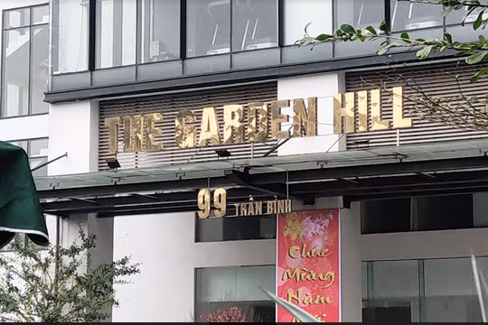 Chung cư Garden Hill - nơi ở của 3 ca mắc COVID-19 mới được phát hiện (Ảnh - Minh Thuý) 