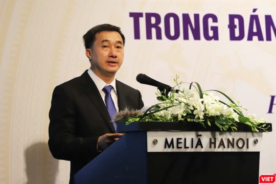 Thứ trưởng Bộ Y tế Trần Văn Thuấn (Ảnh: Bảo Hiệp) 