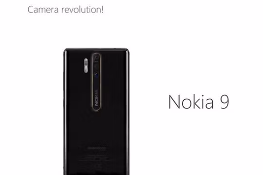 Hình ảnh bộ ba camera trên Nokia 9 (Ảnh: Phone Area)