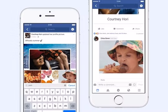 Bình luận trên Facebook bằng ảnh động GIF