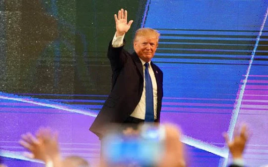 Tổng thống Trump tại Hội nghị Thượng đỉnh APEC diễn ra tại Đà Nẵng. Ảnh: BNG.