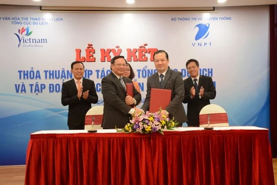 Việc hợp tác này nhằm thúc đẩy sự phát triển của ngành du lịch Việt Nam, đón đầu cuộc cách mạng công nghiệp 4.0, trên cơ sở nhu cầu, thế mạnh hiện có của cả 2 bên. Ảnh: T.Quỳnh.