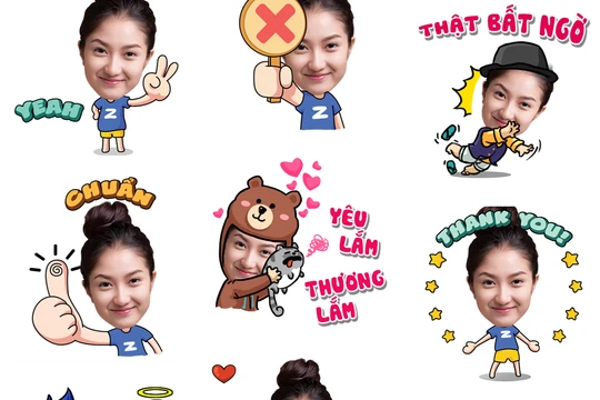 các ứng dụng mới mang theo trào lưu “Make your own sticker” đã và đang trở thành một xu hướng trên toàn thế giới. Ảnh: QH.