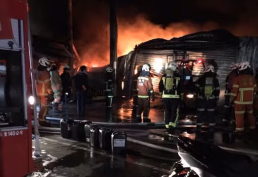 Hiện trường vụ cháy. Ảnh: Fb Thảo Vân