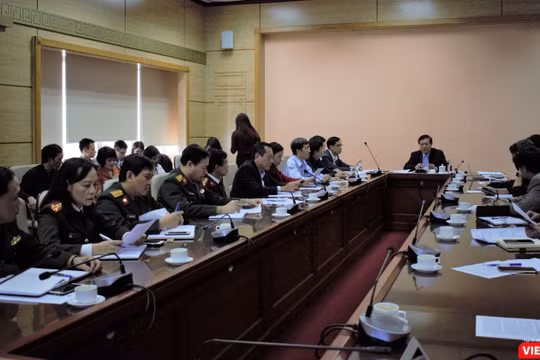 Toàn cảnh buổi hội nghị chiều 15/1.