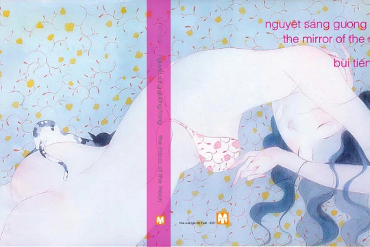 Bìa sách "Nguyệt sáng gương trong" của hoạ sĩ Bùi Tiến Tuấn - Ảnh: HSCC 