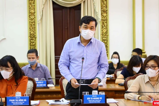 Ông Bùi Tá Hoàng Vũ - Giám đốc Sở Công thương TP.HCM