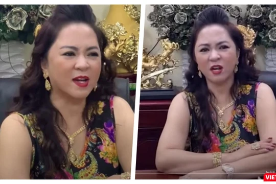 Bà Phương Hằng liên tục livetream chửi bới nghệ sĩ - Ảnh: FBNV 