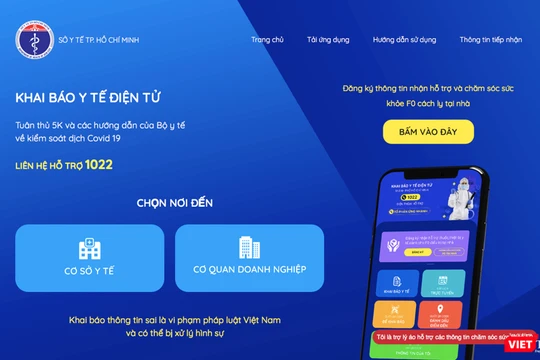 Sở Thông tin và Truyền thông TP.HCM hướng dẫn khai báo y tế để được mạng lưới bác sĩ đồng hành hỗ trợ 