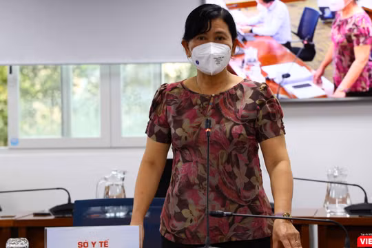 Chánh Văn phòng Sở Y tế TP.HCM Nguyễn Thị Huỳnh Mai. Ảnh: Linh Nhi