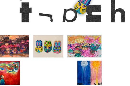 Triển lãm trưng bày hơn 30 bức, đều là tranh mới sáng tác về đề tài Tết trung thu