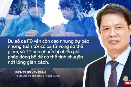 PGS.TS Đỗ Văn Dũng- Trưởng khoa Y tế công cộng ĐH Y Dược TP.HCM. Ảnh NVCC