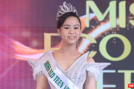 Bella Vũ Huyền Diệu đăng quang Miss Eco Teen Việt Nam, đại diện đi thi Miss Eco Teen International tại Ai Cập tháng 12 tới