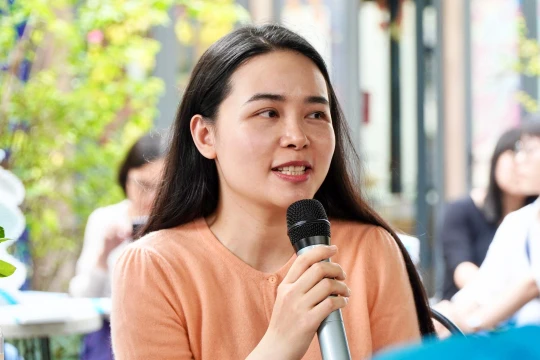 Tiến sĩ, bác sĩ Minh Nguyễn - tác giả cuốn Bác sĩ thông thái của con (Ảnh: PN) 