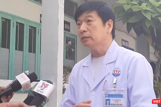 Bác sĩ Lê Thanh Chiến - Giám đốc Bệnh viện Trưng Vương - Ảnh: Nguyễn Trăm