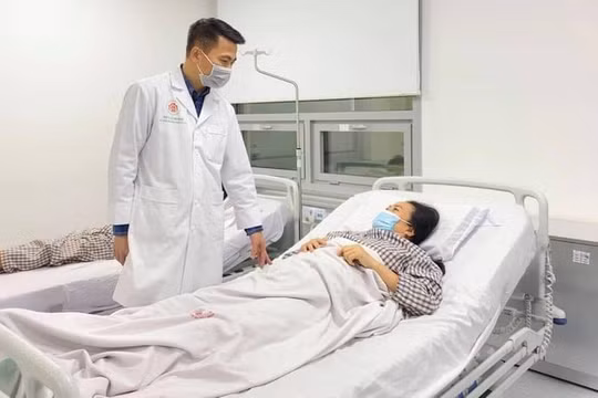 Bệnh nhân đang hồi phục rất tốt sau ca phẫu thuật hy hữu (Ảnh: BVCC) 