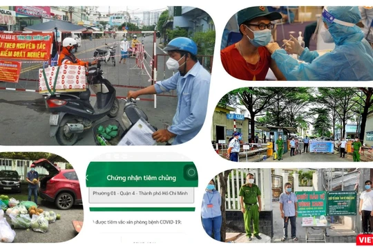 TP.HCM đã có 17 địa phương đề nghị được công nhận kiểm soát dịch. Ảnh: Hoà Bình