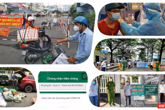 TP.HCM đã có 17 địa phương đề nghị được công nhận kiểm soát dịch. Ảnh: Hoà Bình