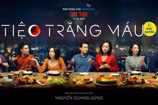 Phim điện ảnh "Tiệc trăng máu" sẽ công chiếu online vào ngày mai 30 Tết Tân Sửu (Ảnh: ĐPCC) 