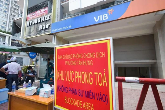 Phong toả địa điểm liên quan đến các ca dương tính mới trên địa bàn TP.HCM (Ảnh: CDC TP.HCM) 
